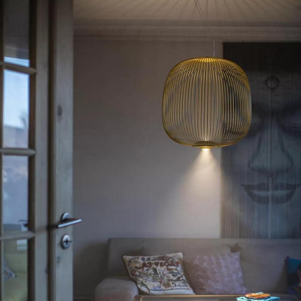 Lumio Lightweight Spokes Cage hanglamp