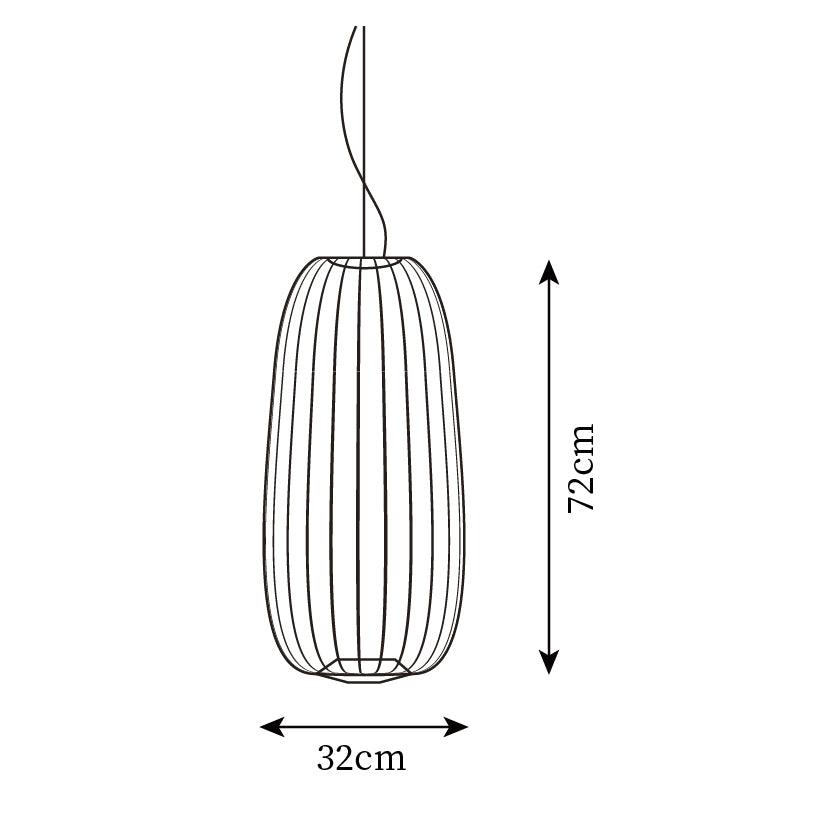 Lumio Lightweight Spokes Cage hanglamp