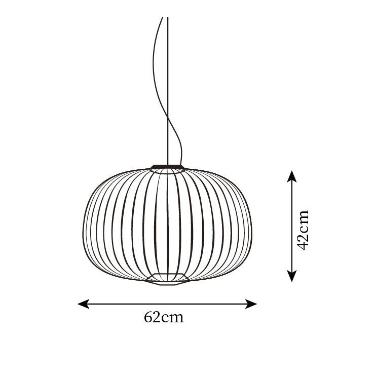 Lumio Lightweight Spokes Cage hanglamp