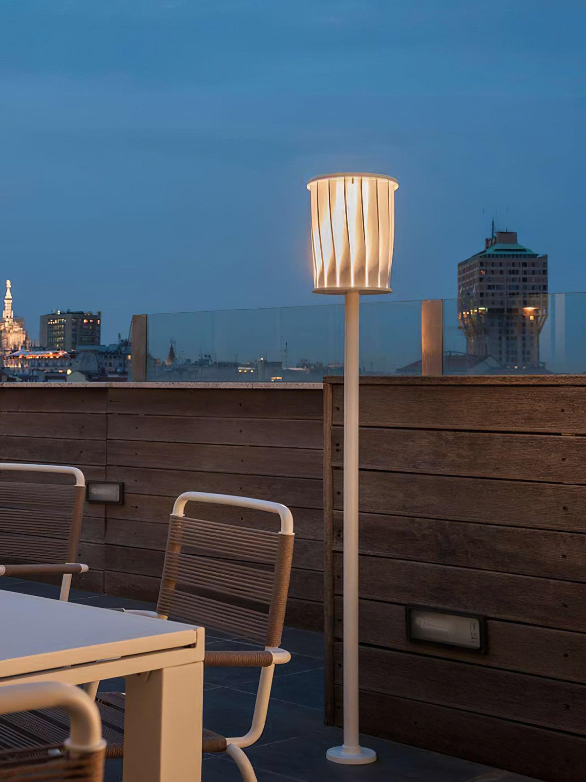Flare Moderne buitenwandlamp van aluminium