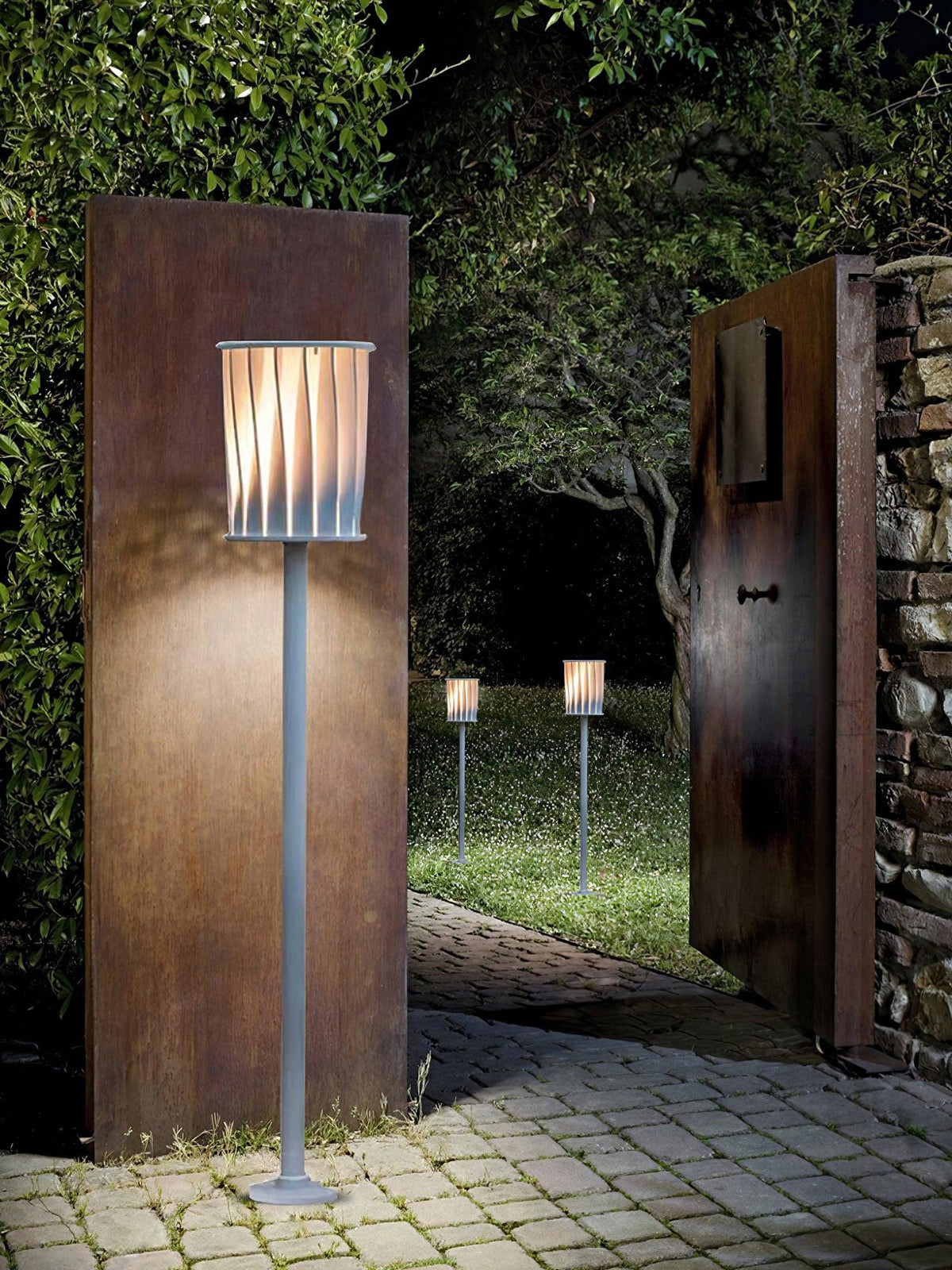 Flare Moderne buitenwandlamp van aluminium