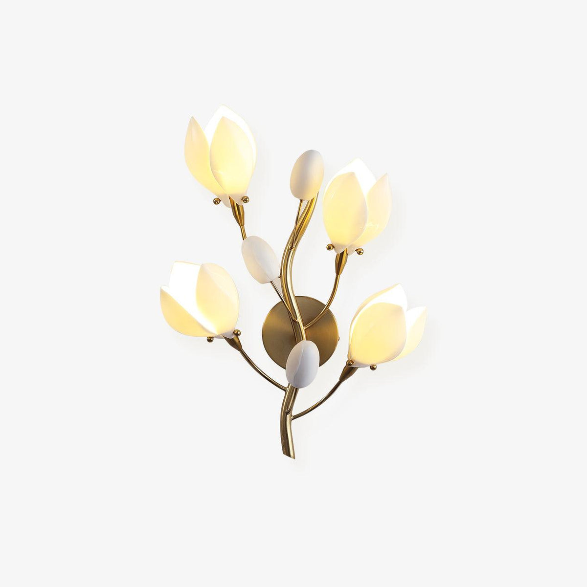 Dirixa Magnolia elegantie wandlamp van keramiek