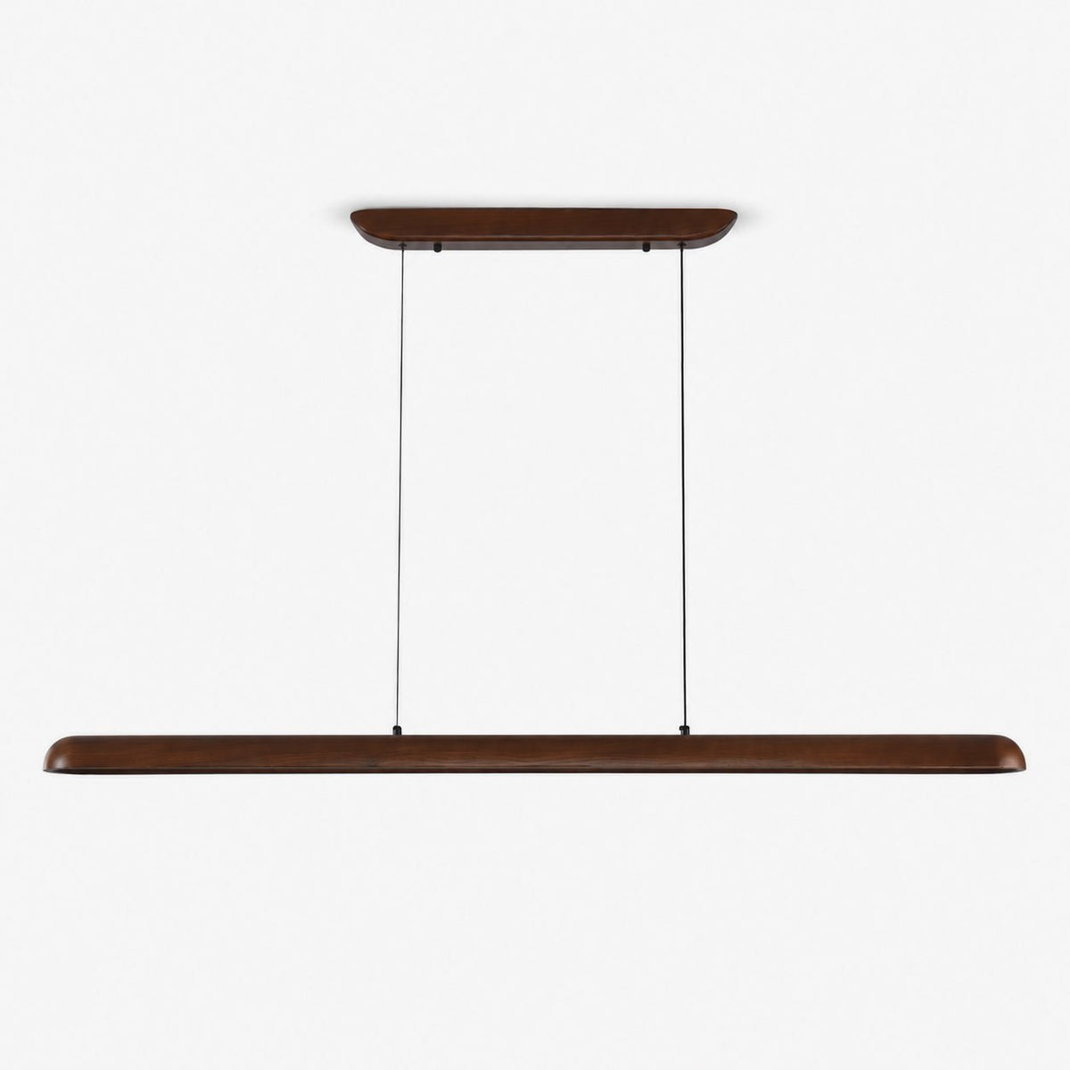 Wide hout Linear hanglamp