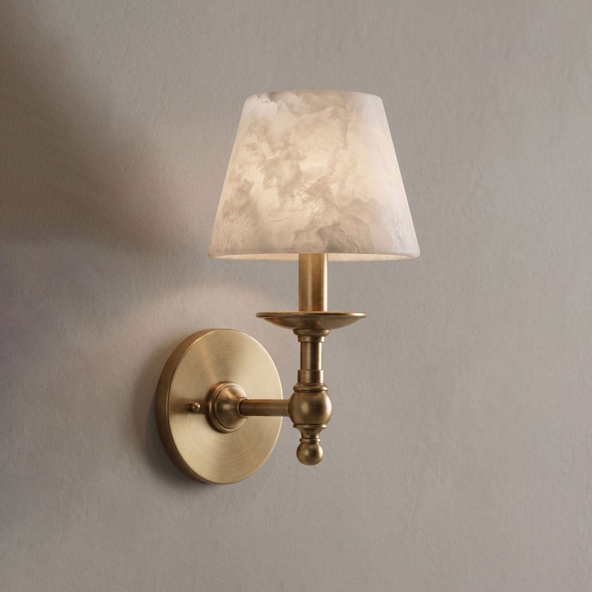 Corvenford Albasten wandlamp