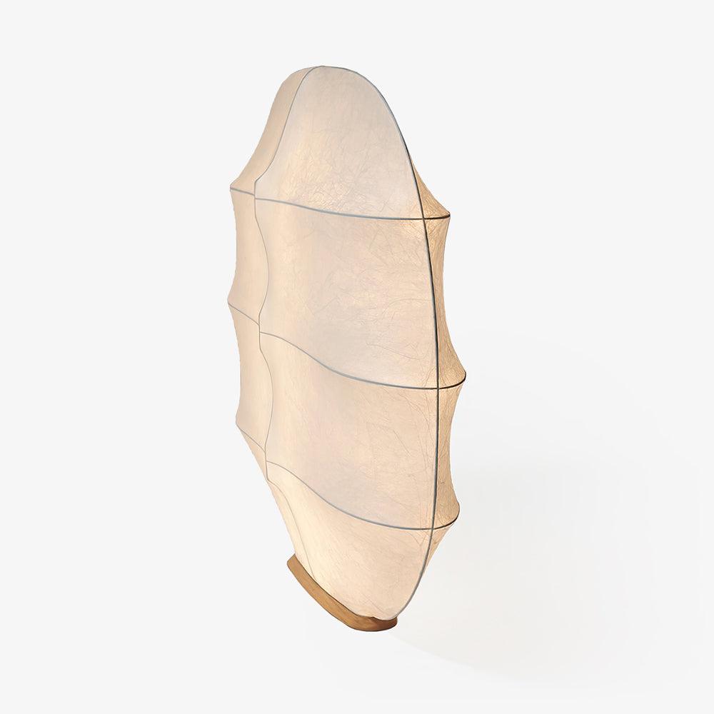 Lylaeos wandlamp met organische vorm in imitatie zijde