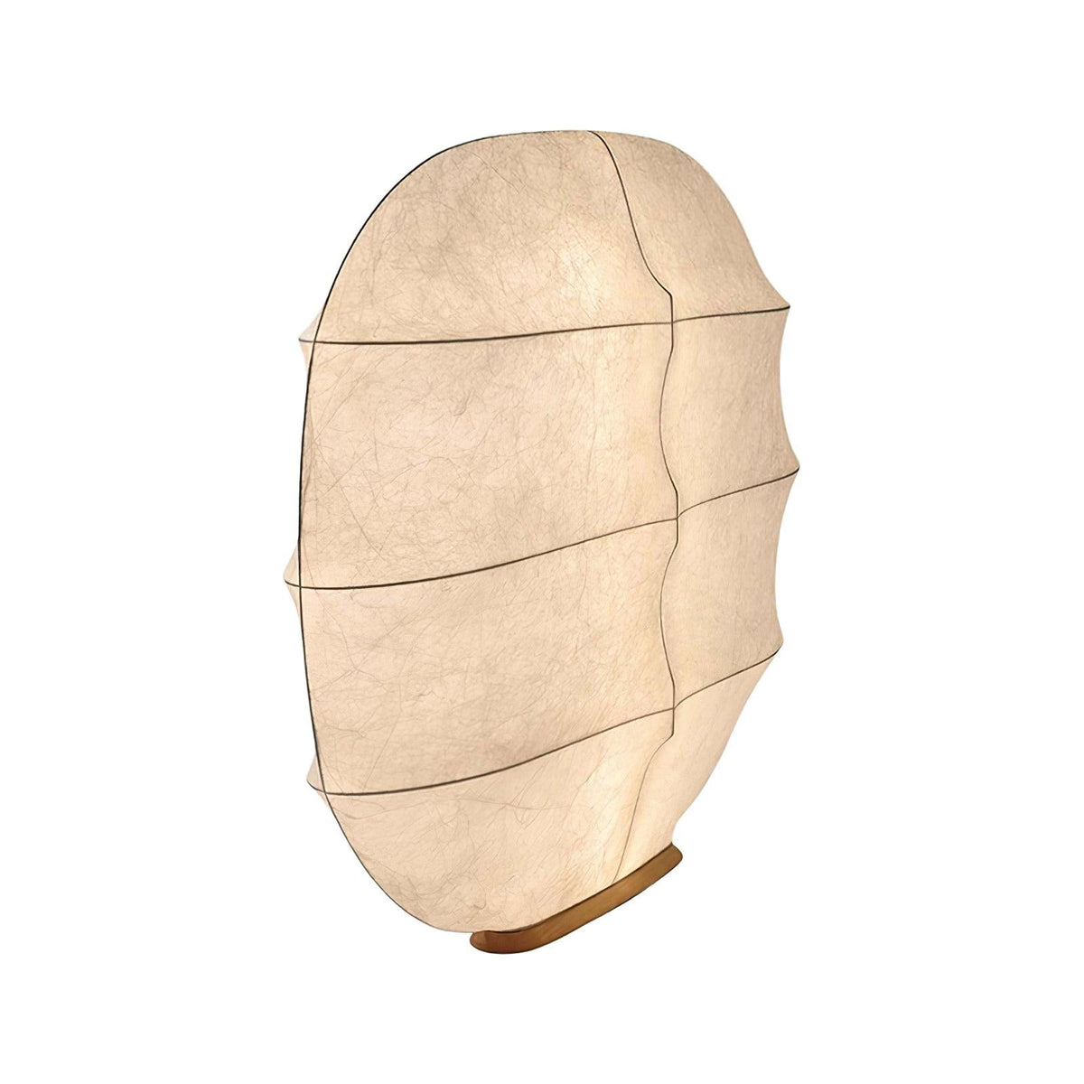 Lylaeos wandlamp met organische vorm in imitatie zijde