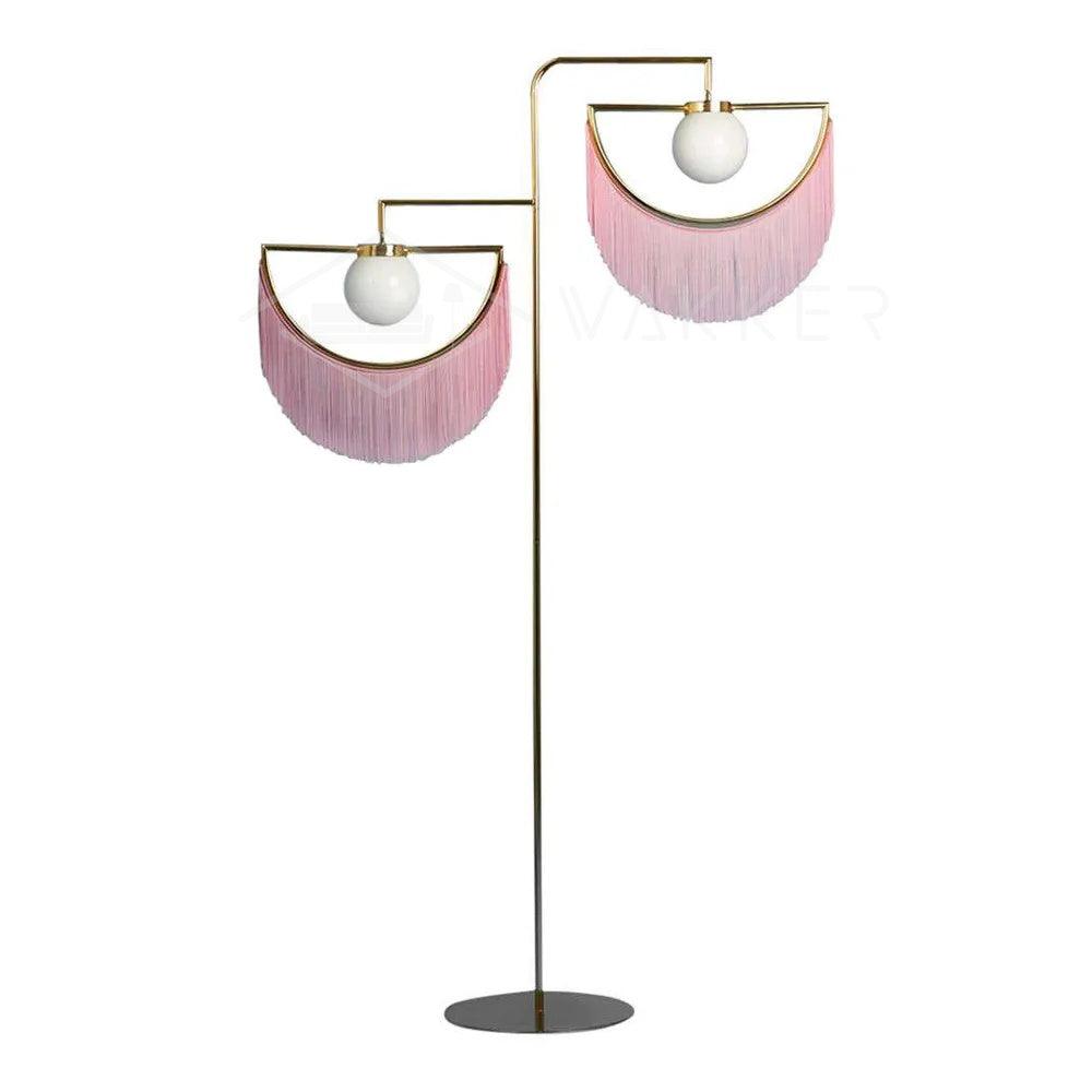 Dexe moderne vloerlamp in roze