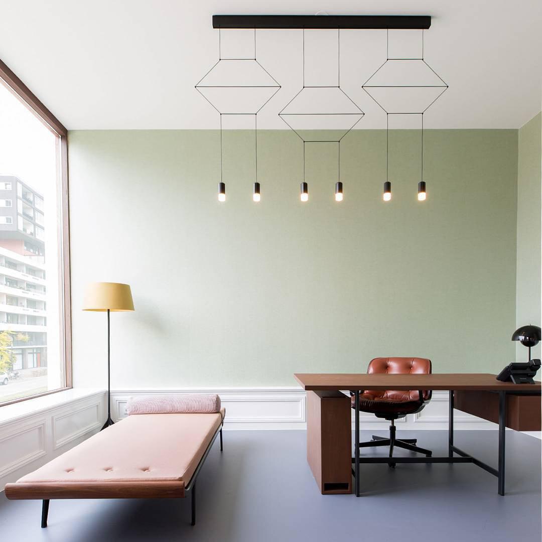 Lunarie hanglamp van acryl en plastic