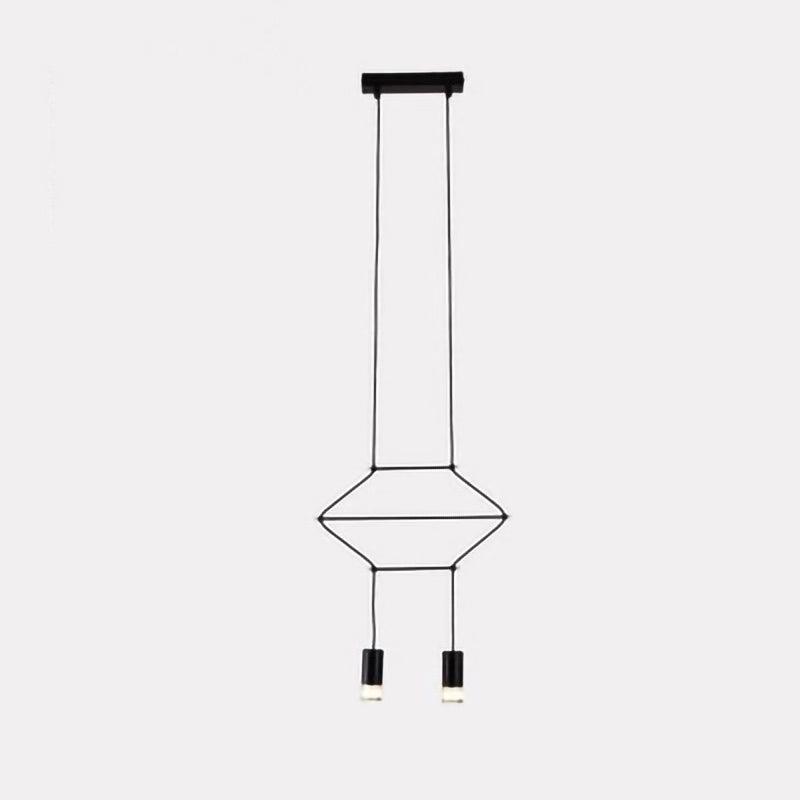 Lunarie hanglamp van acryl en plastic