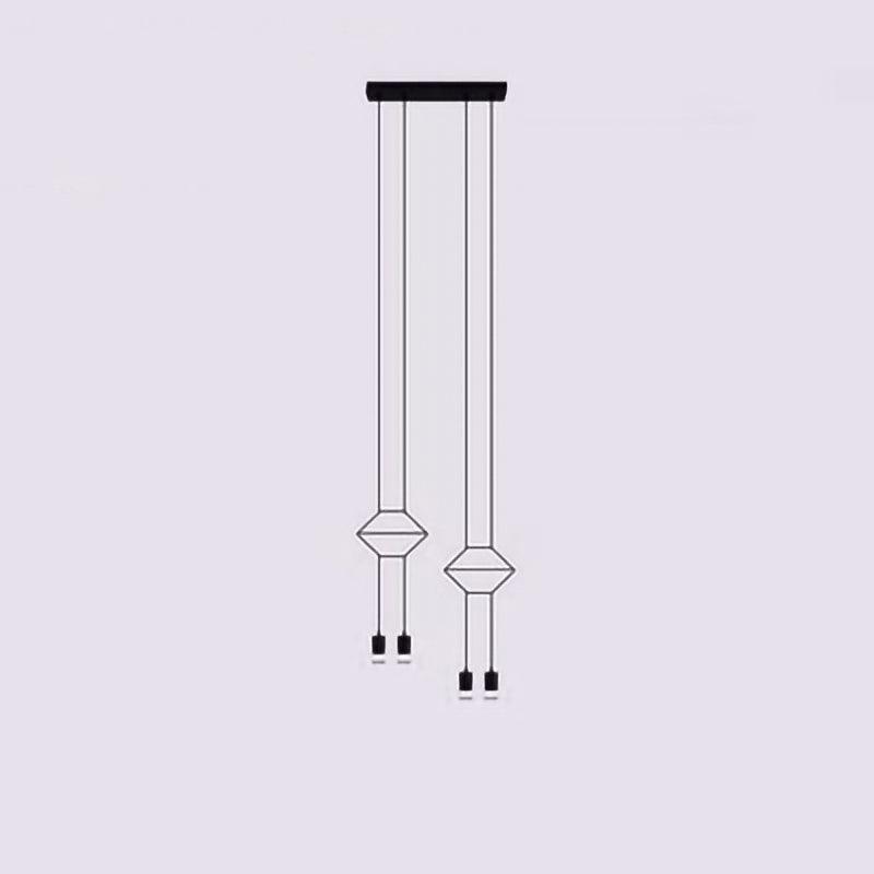 Lunarie hanglamp van acryl en plastic