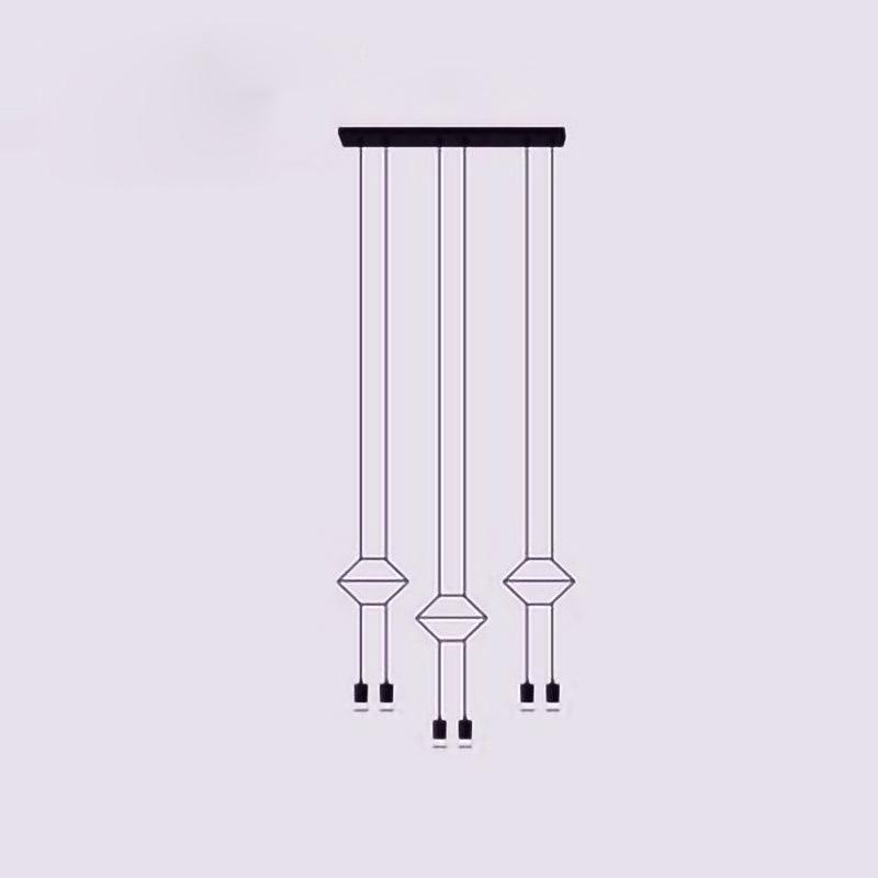 Lunarie hanglamp van acryl en plastic