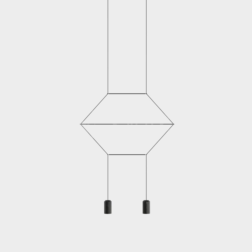 Lunarie hanglamp van acryl en plastic