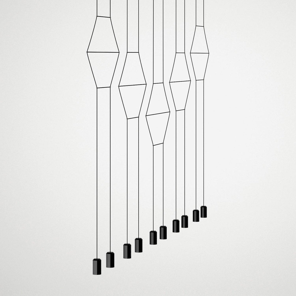 Lunarie hanglamp van acryl en plastic