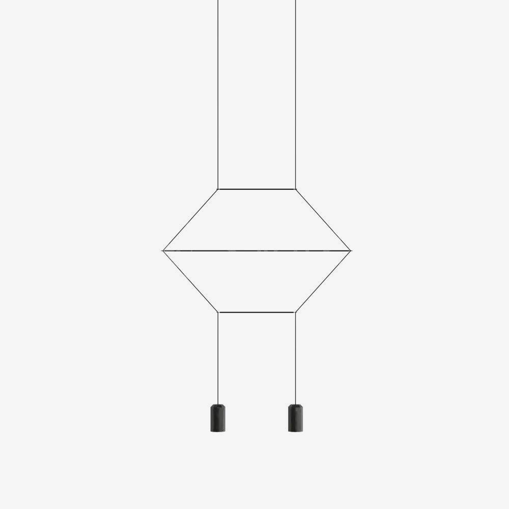 Lunarie hanglamp van acryl en plastic