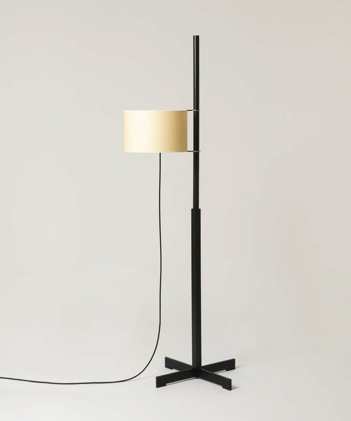 Jex Houten Stoffen vloerlamp