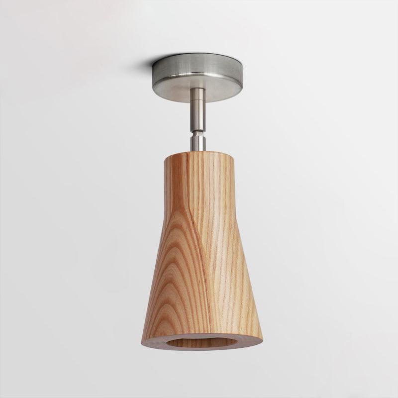 Elviian Plafondlamp Hout Spotrail Verstelbaar lichtpunten