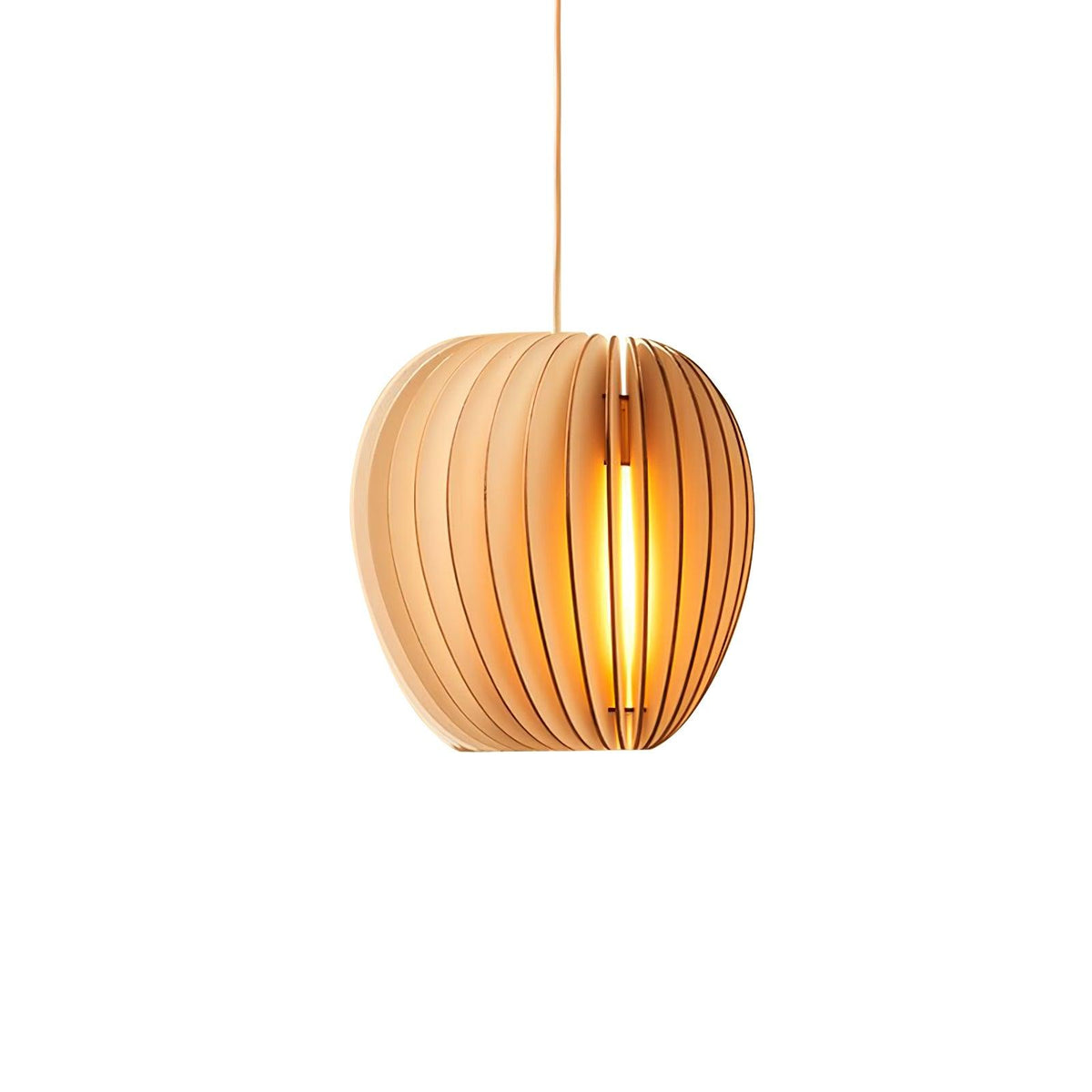 Jior elegantie uniek Orb Houten hanglamp