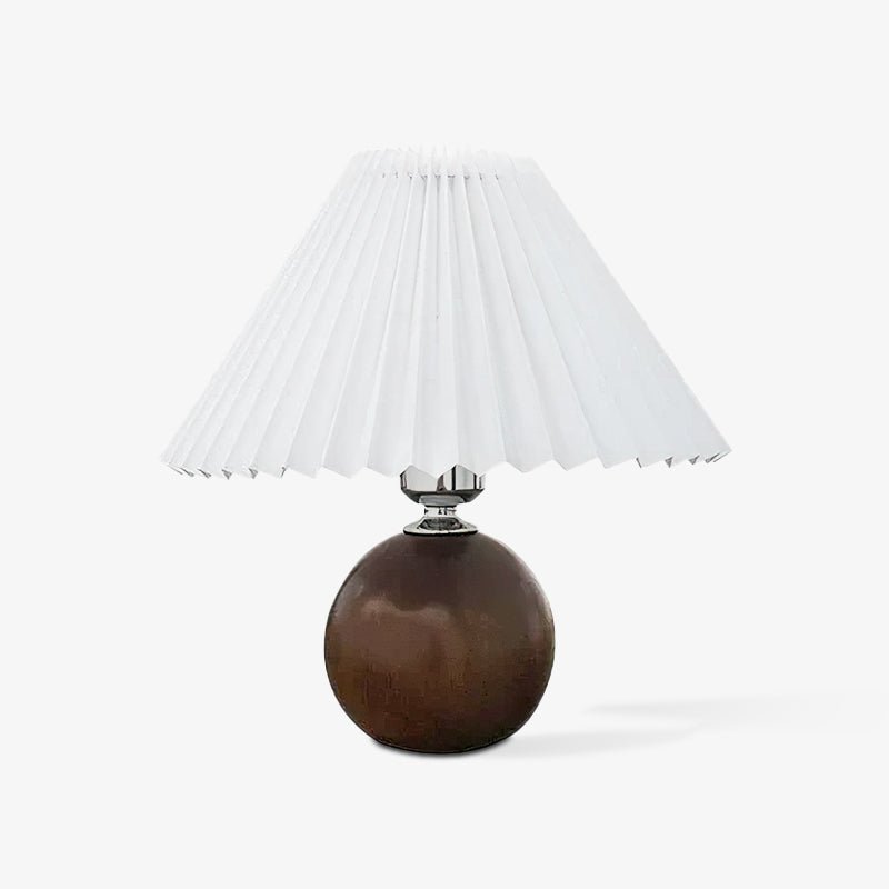 Zesilon houten bal tafellamp