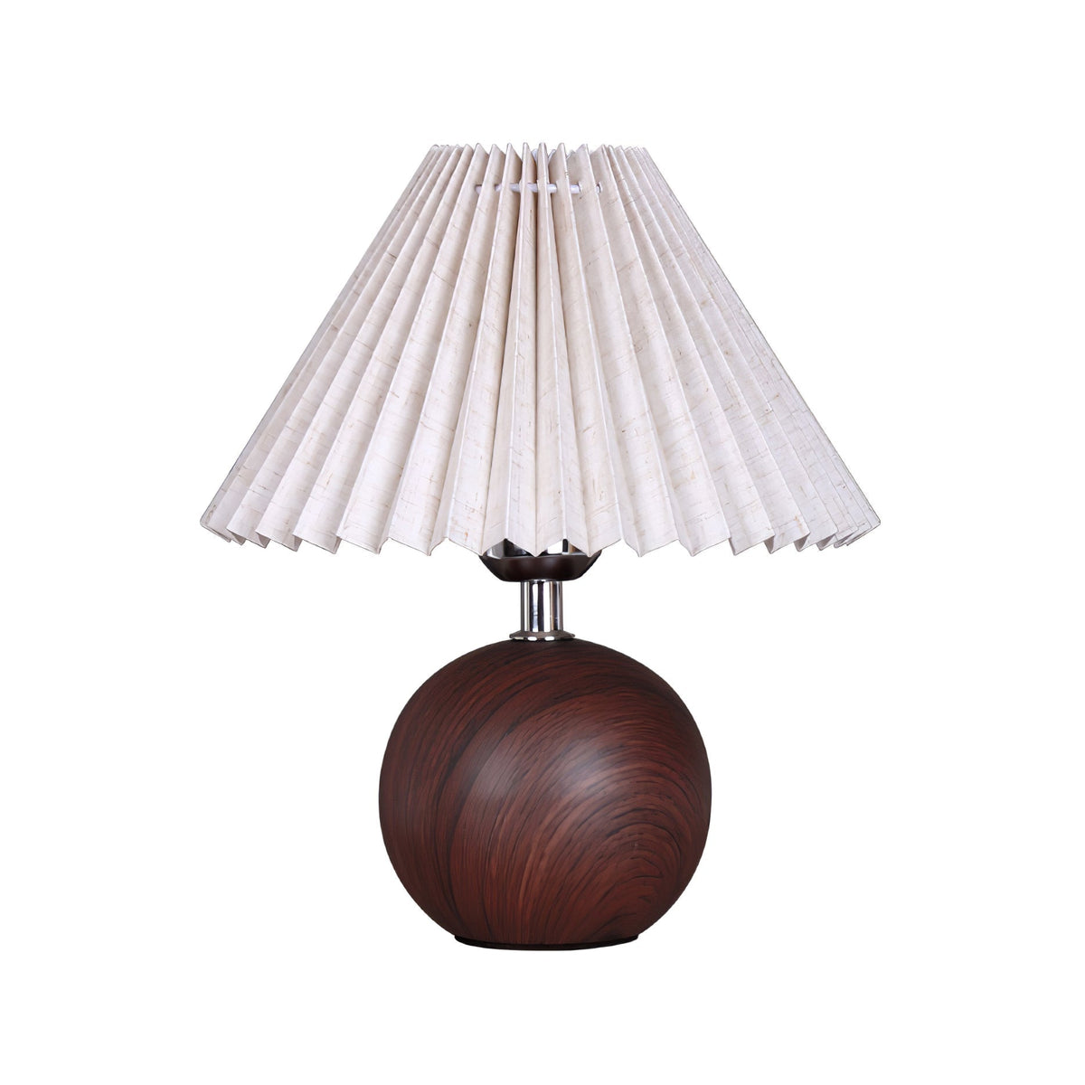 Zesilon houten bal tafellamp