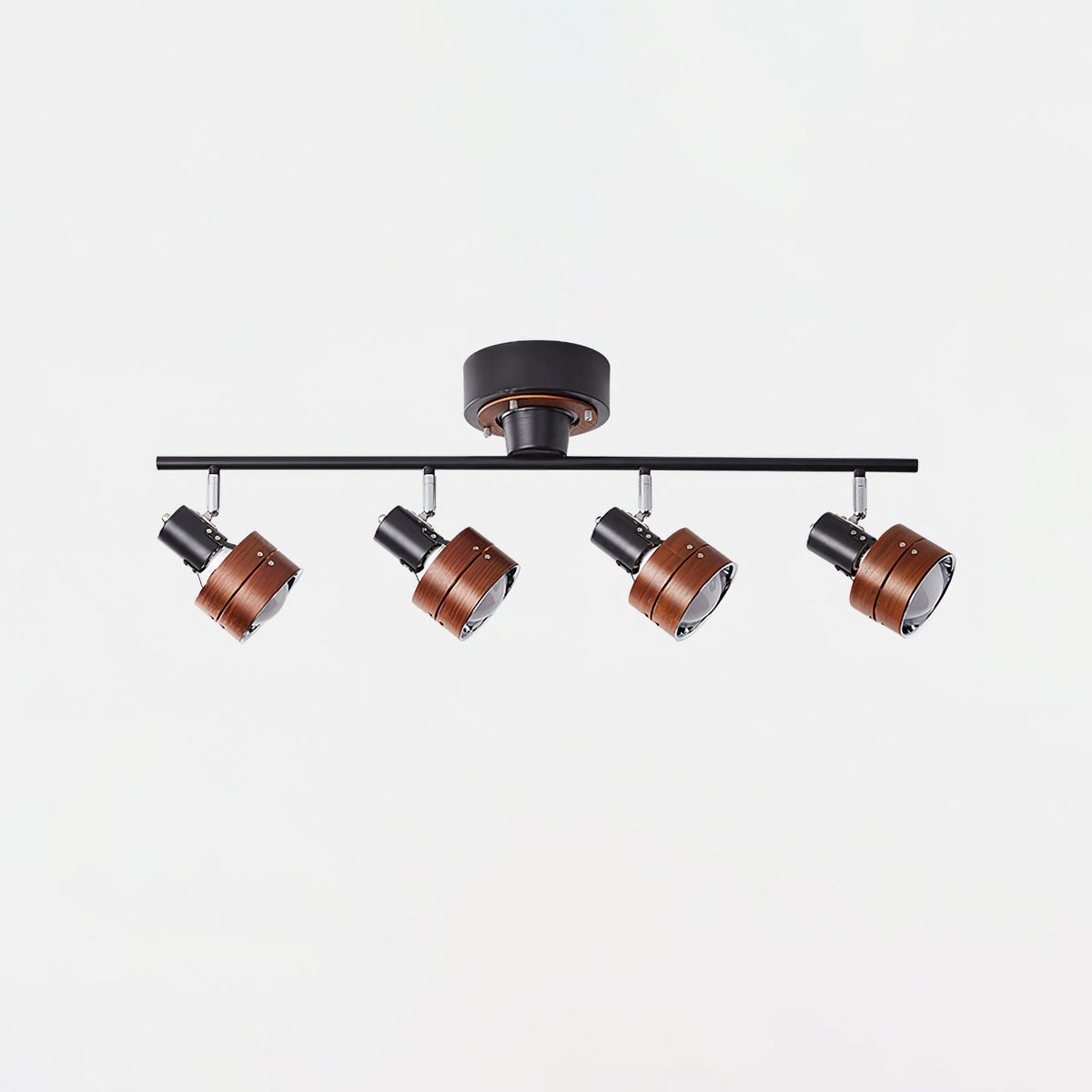 Elsorila elegantie aanpasbare spot plafondlamp van hout