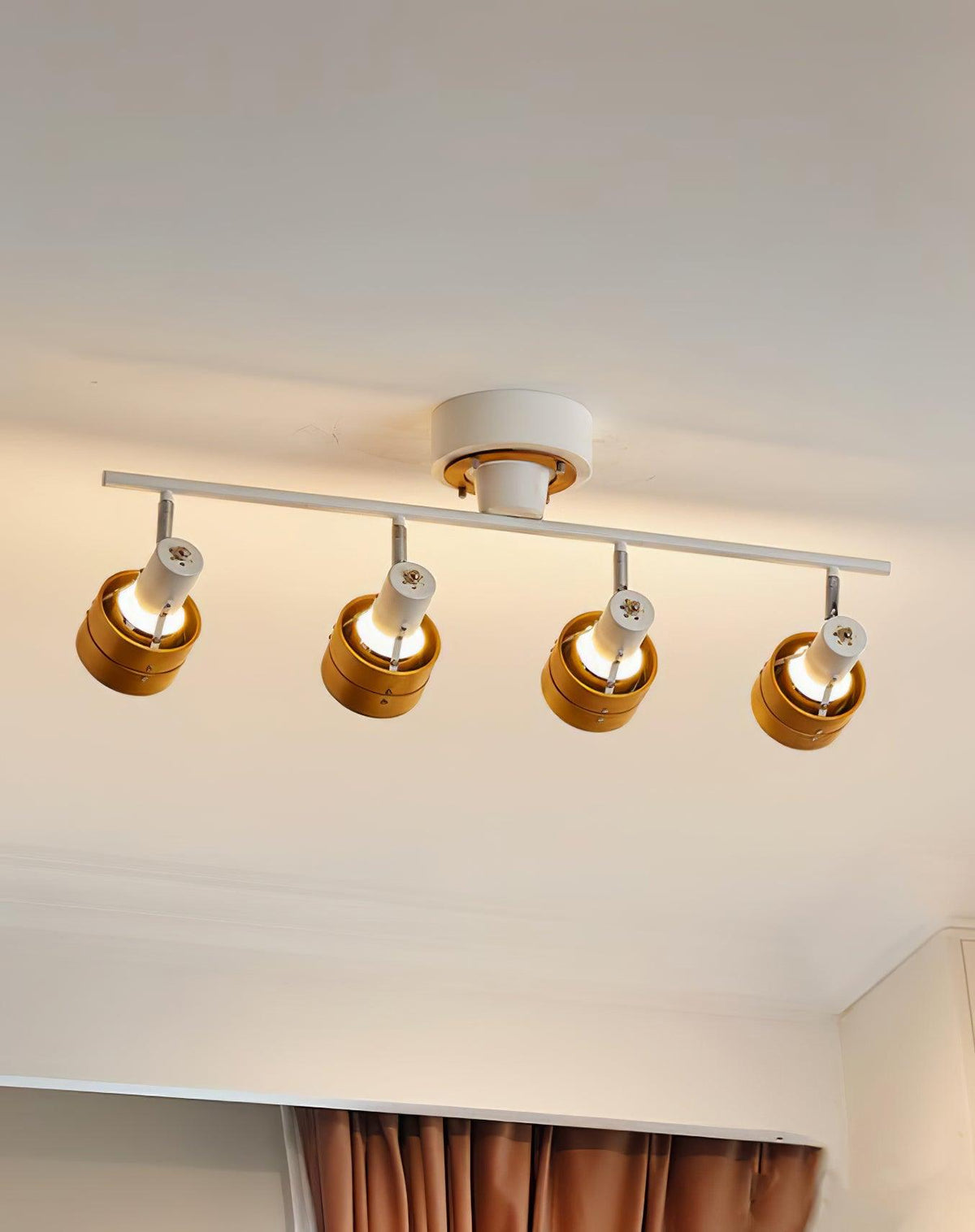 Elsorila elegantie aanpasbare spot plafondlamp van hout