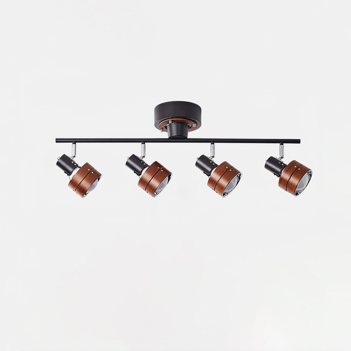 Elsorila elegantie aanpasbare spot plafondlamp van hout