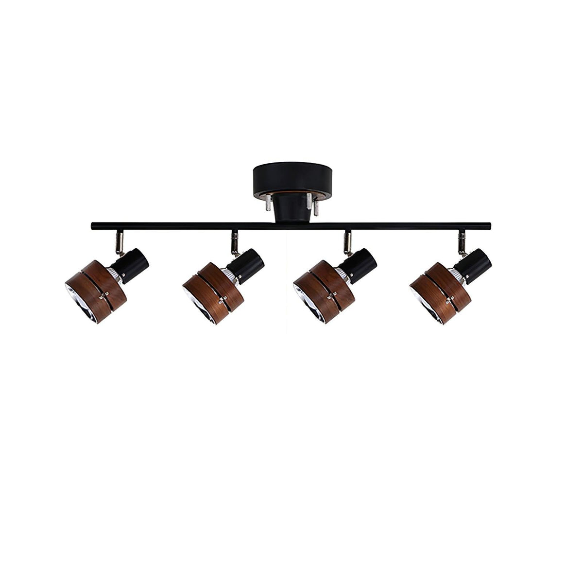 Elsorila elegantie aanpasbare spot plafondlamp van hout