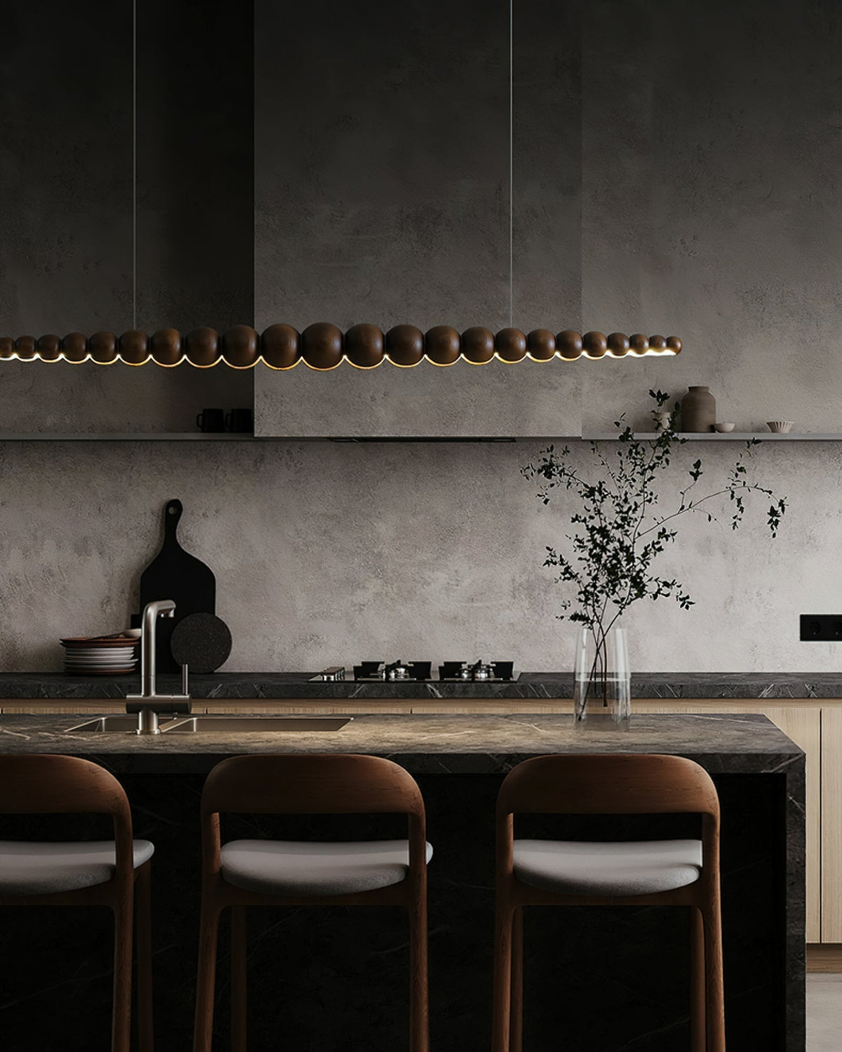 Orlanre houten minimalistische hanglamp