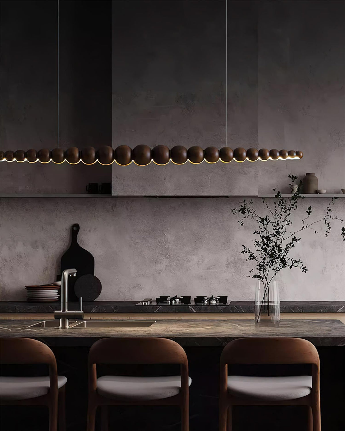 Orlanre houten minimalistische hanglamp