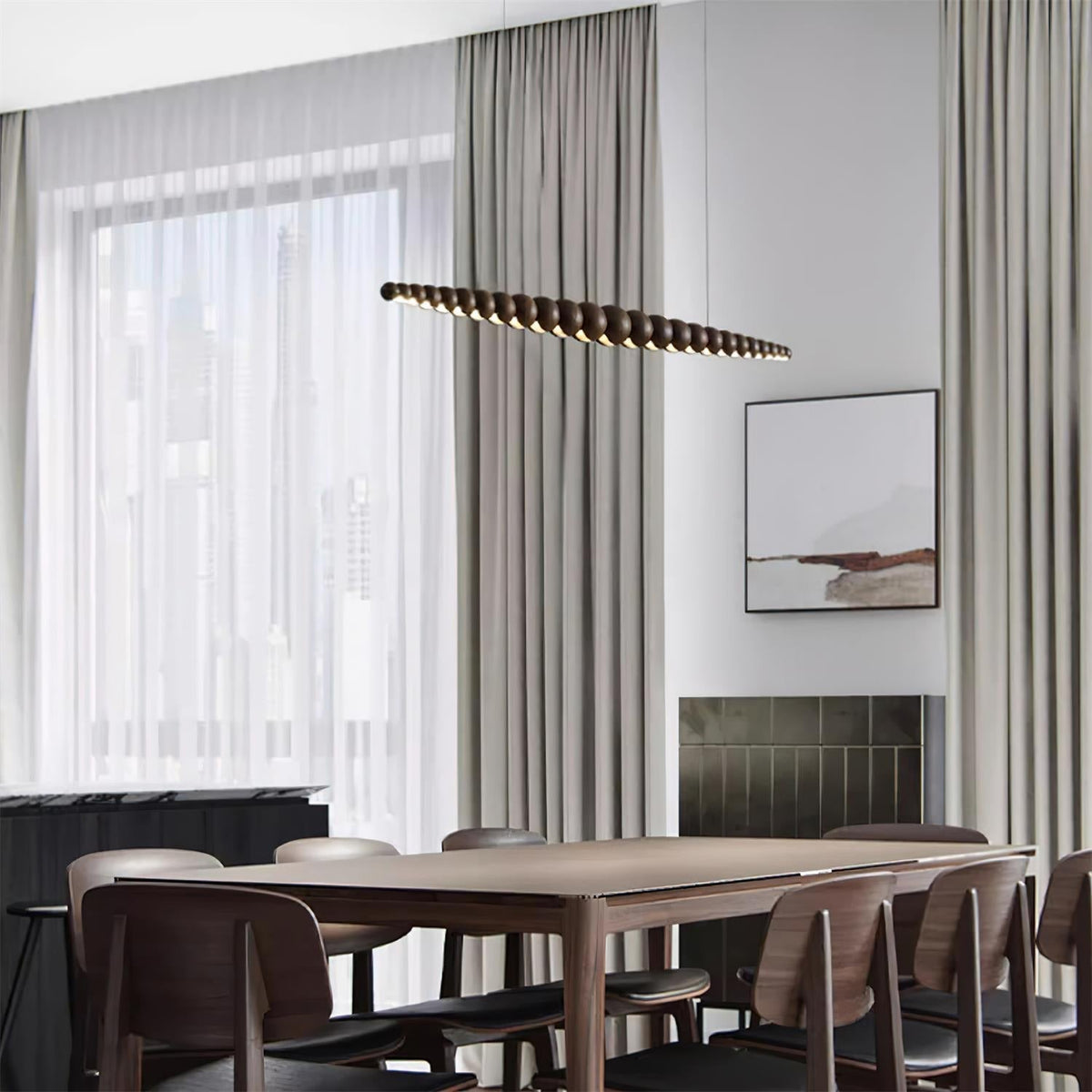Orlanre houten minimalistische hanglamp