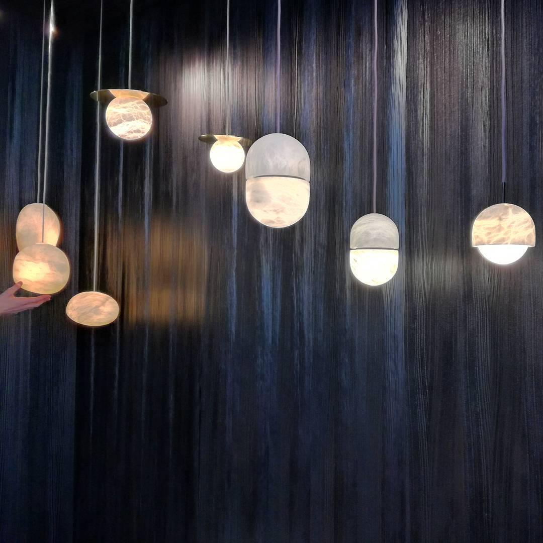 Satatr albasten hanglamp Capsule-shaped