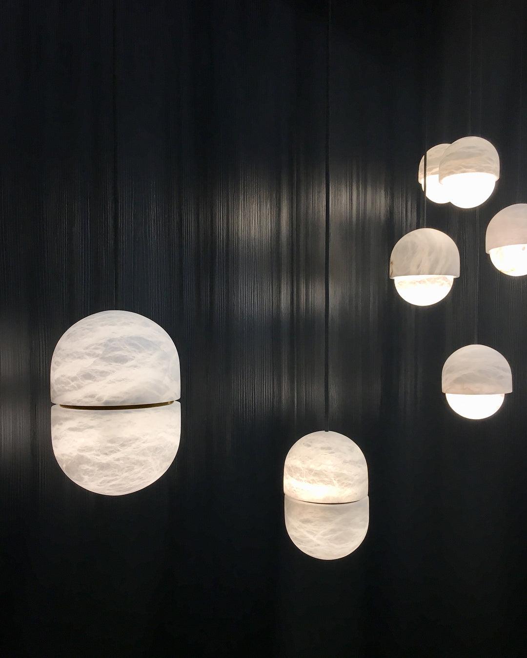 Satatr albasten hanglamp Capsule-shaped