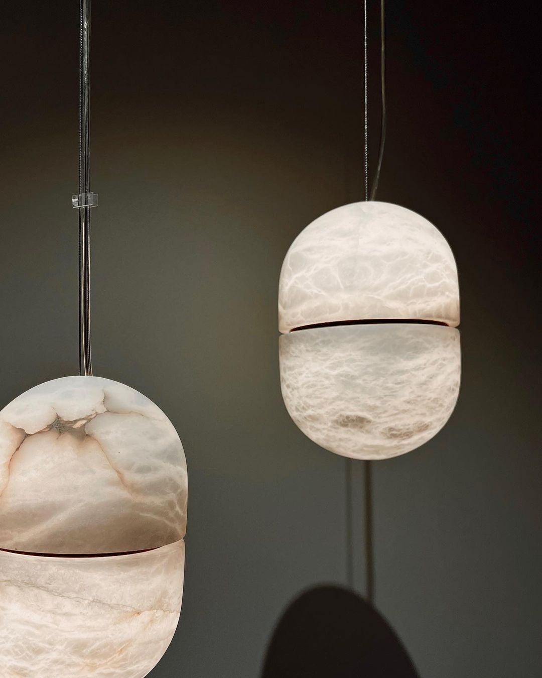 Satatr albasten hanglamp Capsule-shaped