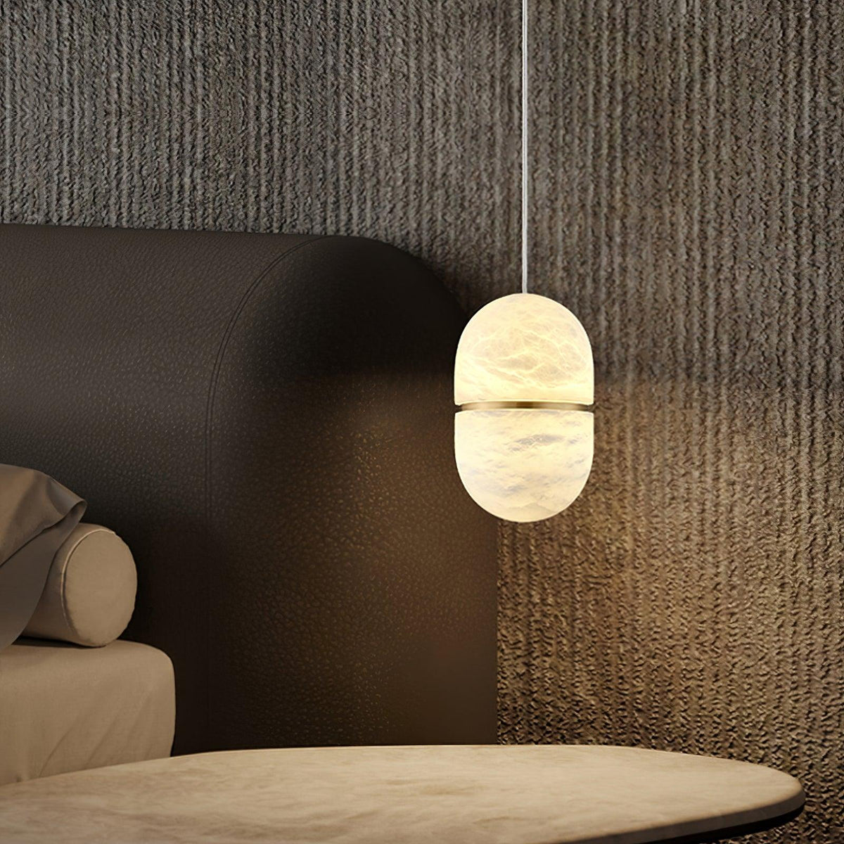 Satatr albasten hanglamp Capsule-shaped
