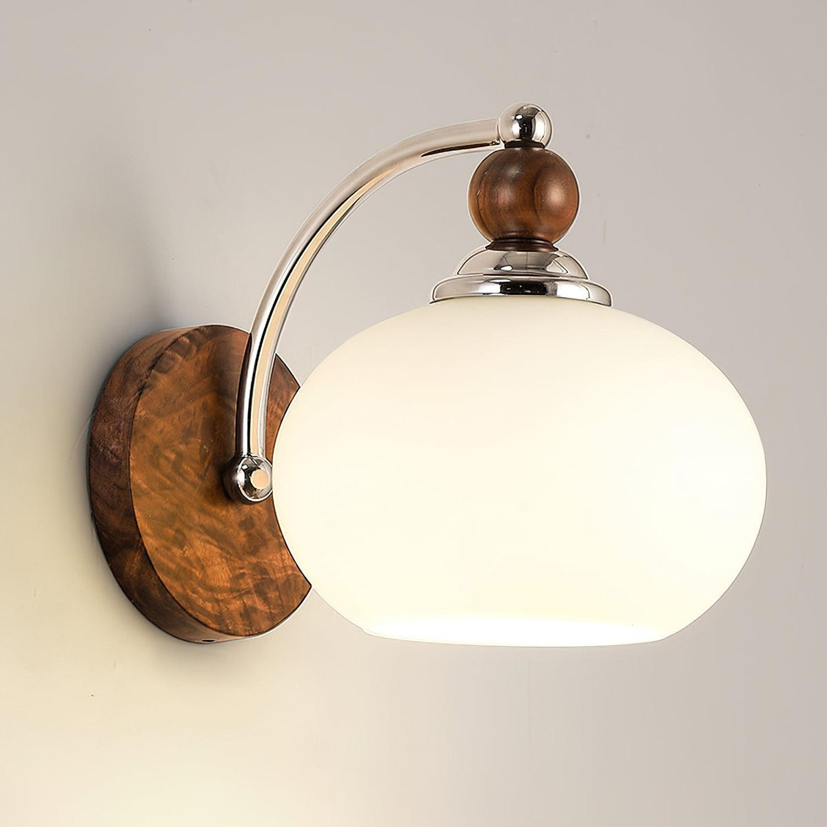 Vicare premium glazen wandlamp in Noordse kunststijl