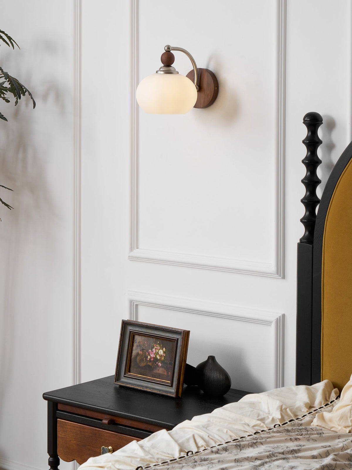 Vicare premium glazen wandlamp in Noordse kunststijl