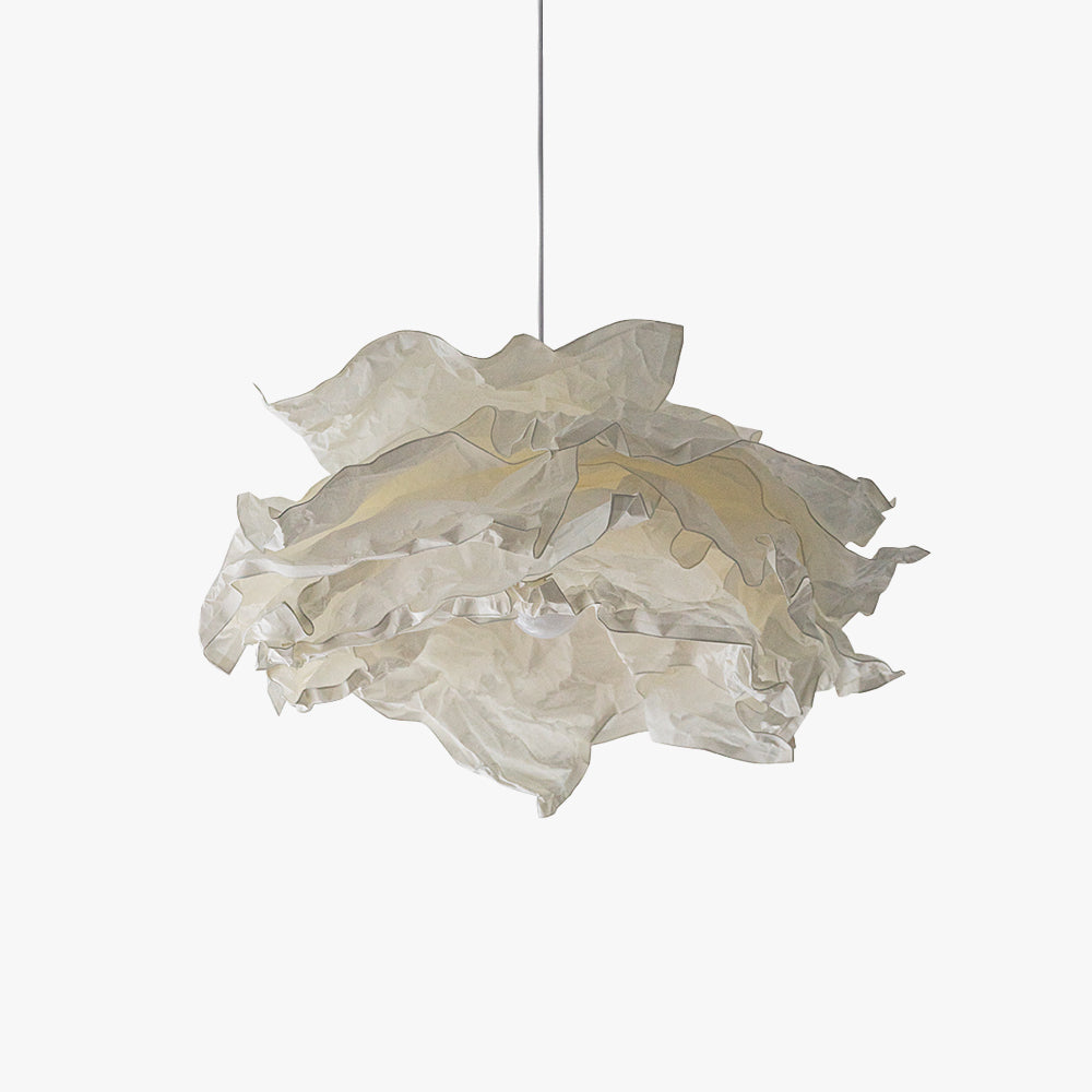 Ritta Wabi-sabi Wolk Metaal Papier LED Hanglampen Studie Slaapkamer