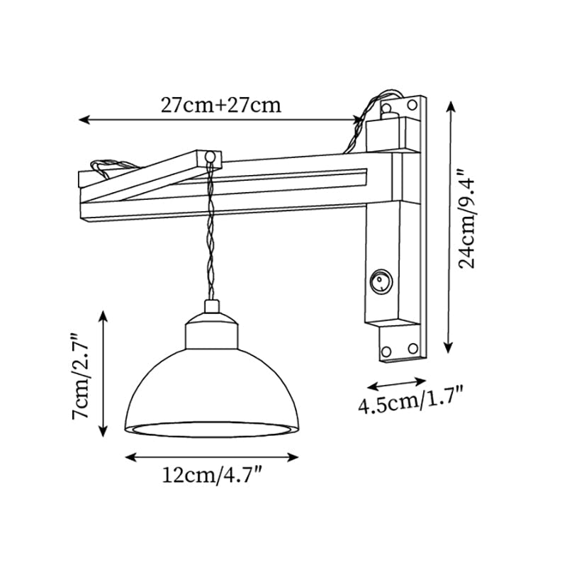 Lavenil wandlamp