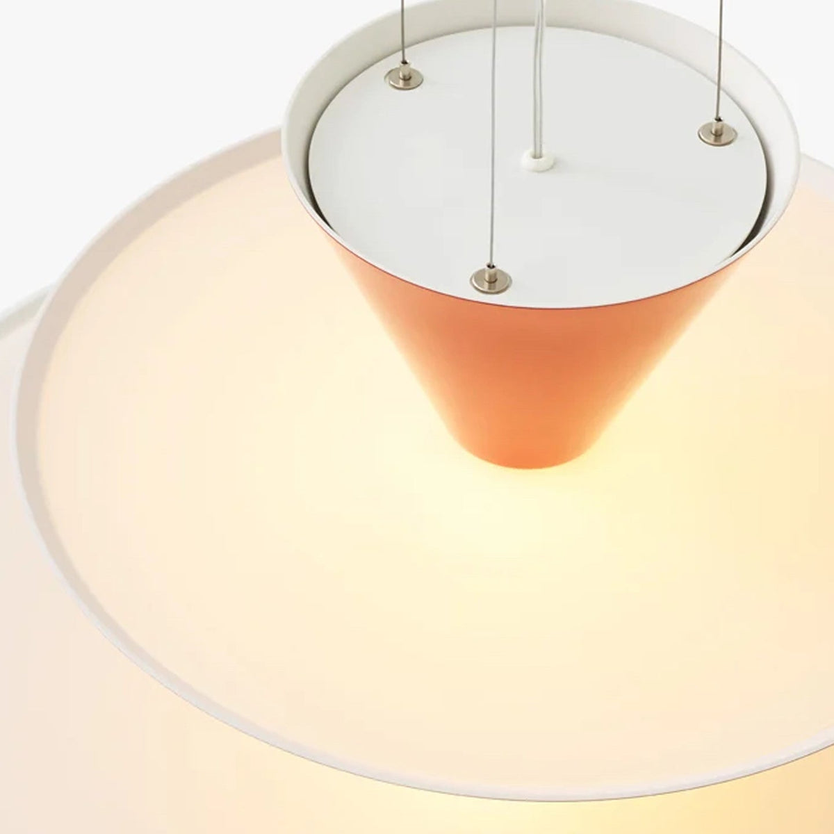 Pyramia hanglamp met gestapelde kleurblokken