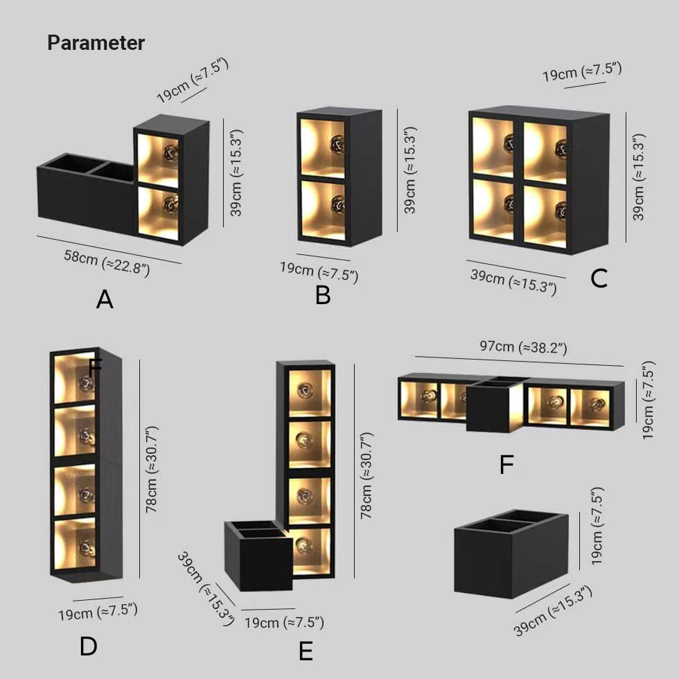 Orr Moderne Design Vierkant LED Wandlamp Metaal Zwart Buiten