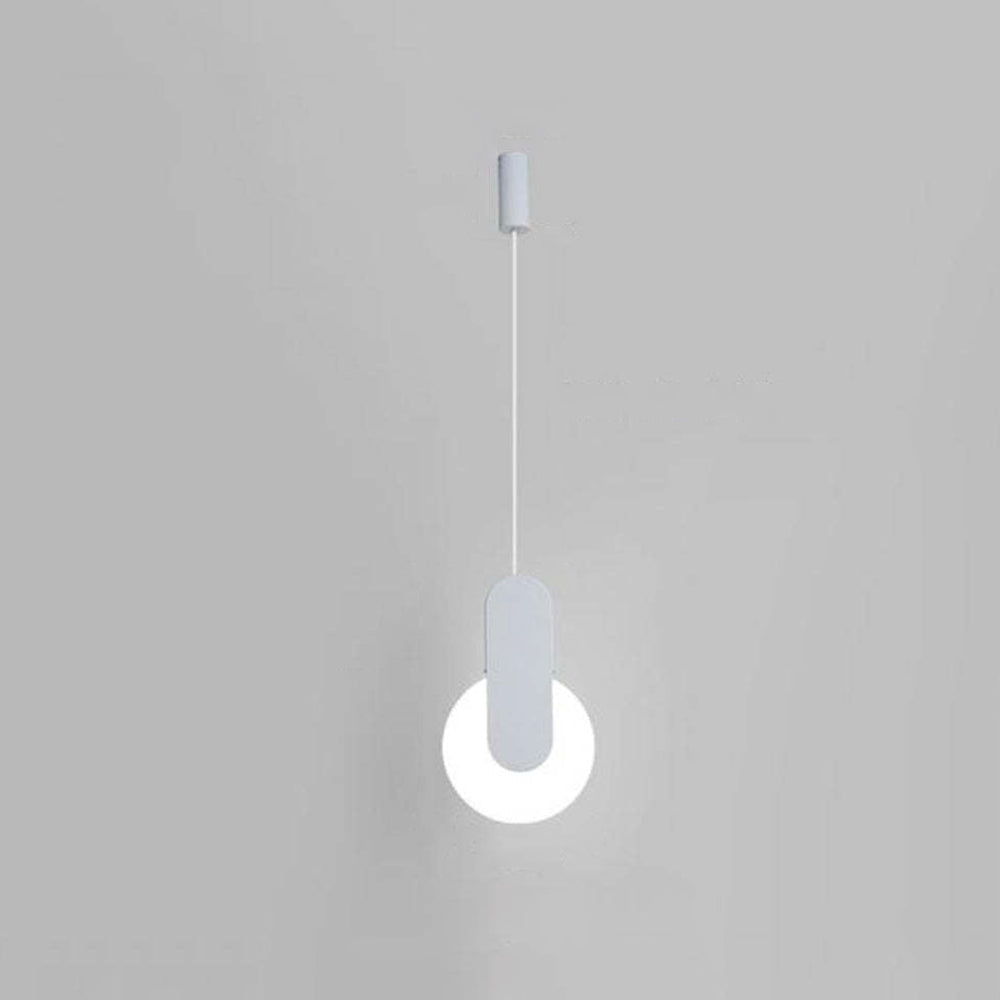 Nyla Moderne Rond LED Hanglampen Metaal/Acryl Zwart/Wit Woonkamer/Slaapkamer