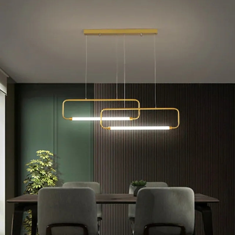 Bouvet Moderne Minimalistische Hanglampen Zwart Goud Woonkamer