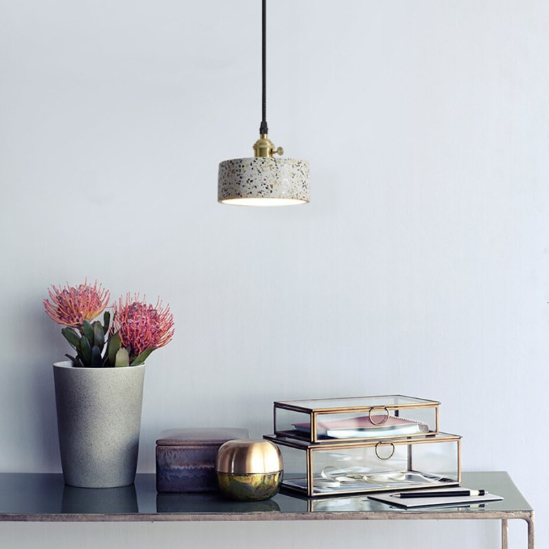 Nazifa Ronde Design LED Hanglampen Metaal Steen Keuken Eetkamer