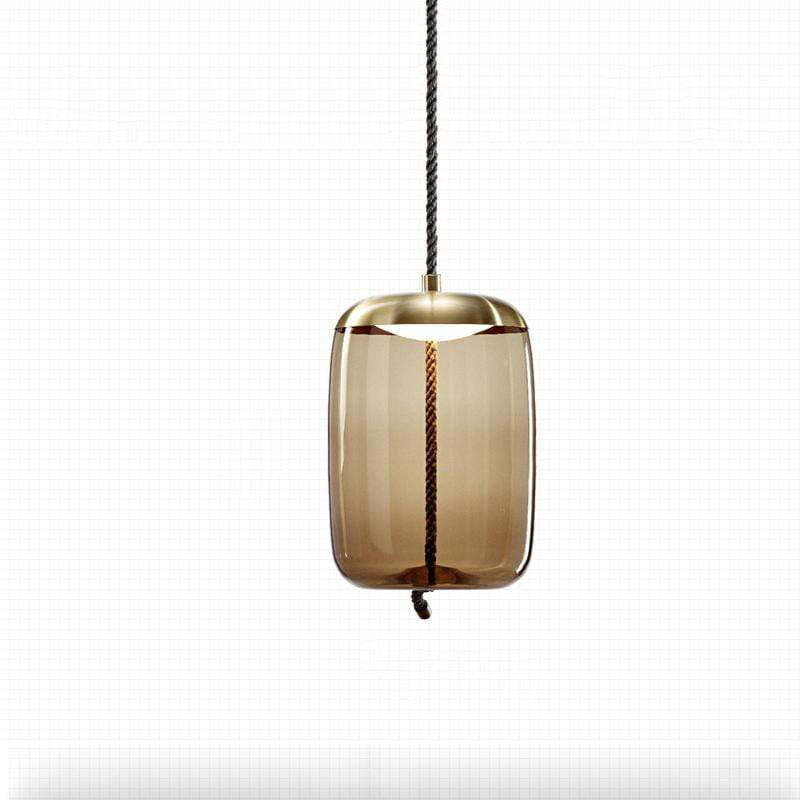 Valentina Ronde LED Hanglampen Blauw Metaal Glas Eetkamer Woonkamer