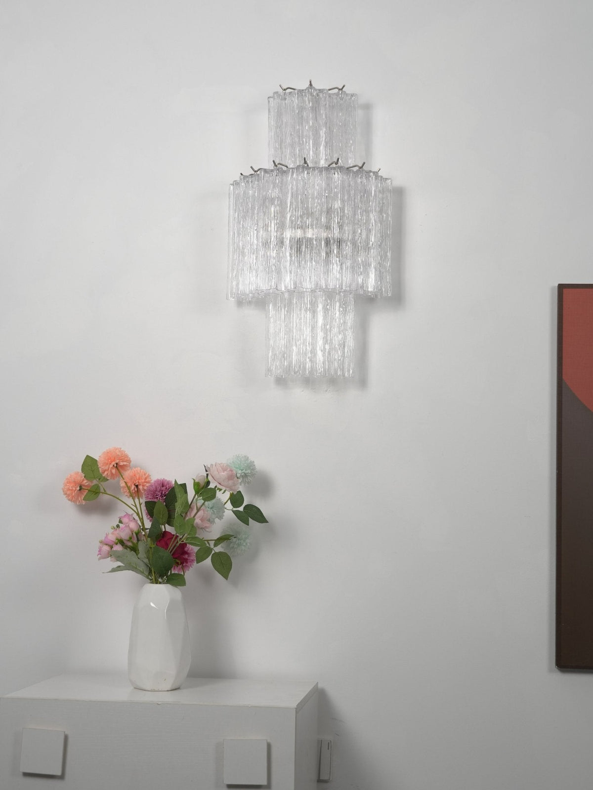 Celeriella Glacier Tier glas wandlamp