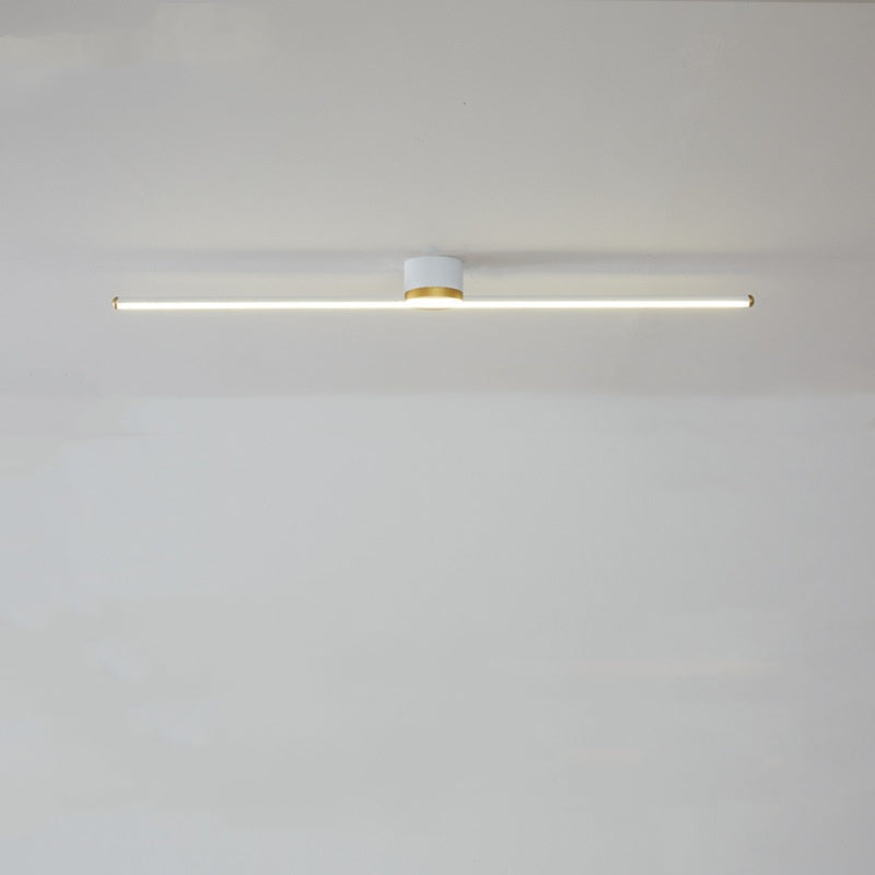 Edge Industriele LED Plafondlamp Zwart/Wit Woon/Slaapkamer Metaal&Kiezelzuurgel
