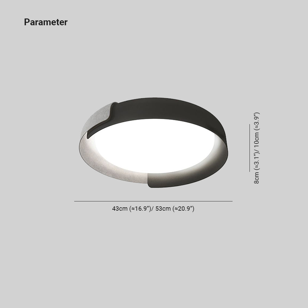 Quinn Moderne Design LED Plafondlamp Metaal Acryl Woonkamer