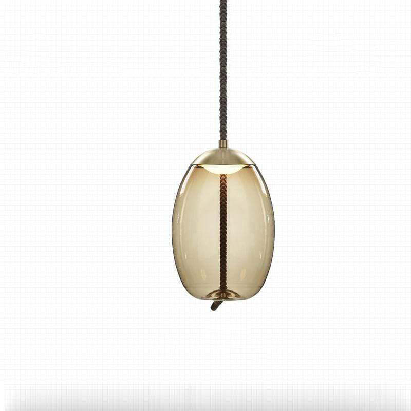 Valentina Ronde LED Hanglampen Blauw Metaal Glas Eetkamer Woonkamer