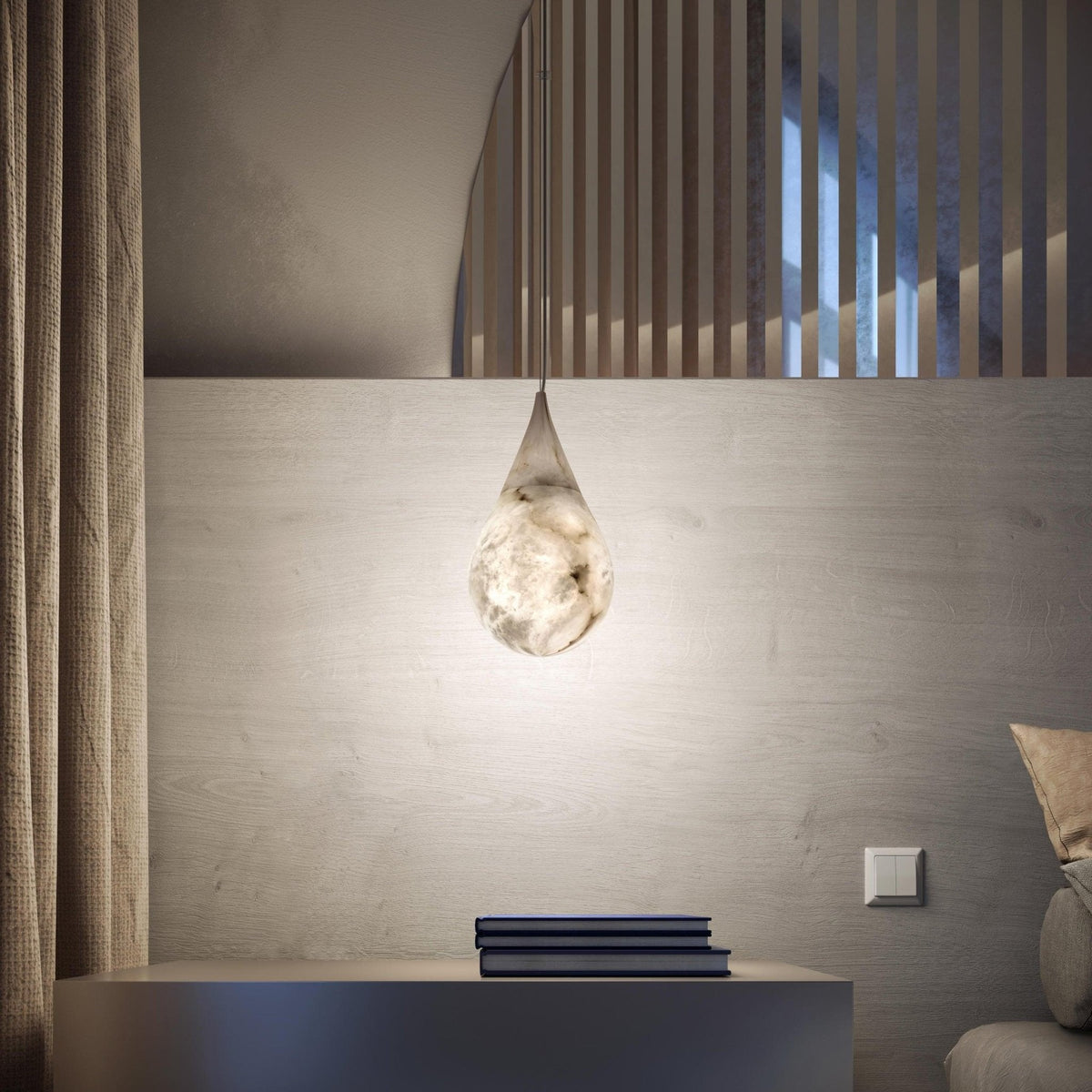 Sorvx hanglamp met marmeren regendruppels