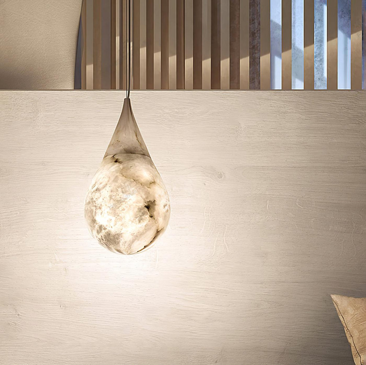 Sorvx hanglamp met marmeren regendruppels